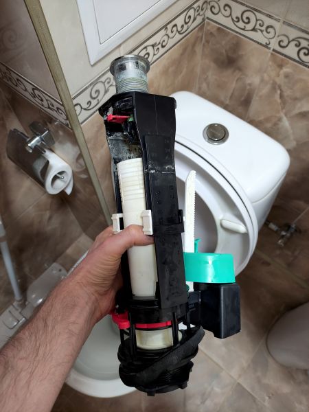 Backed Up Toilet Repair